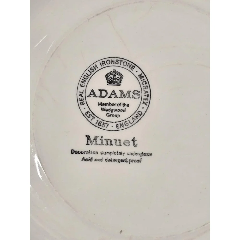 Adam's Wedgwood Black MINUET‎ 6.25 